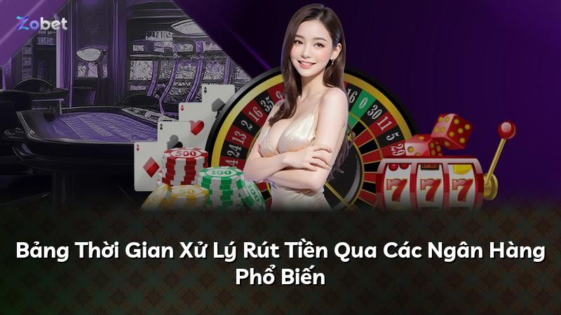 Bảng Thời Gian Xử Lý Rút Tiền Qua Các Ngân Hàng Phổ Biến
